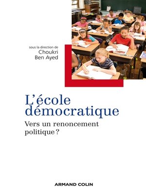 cover image of L 'école démocratique